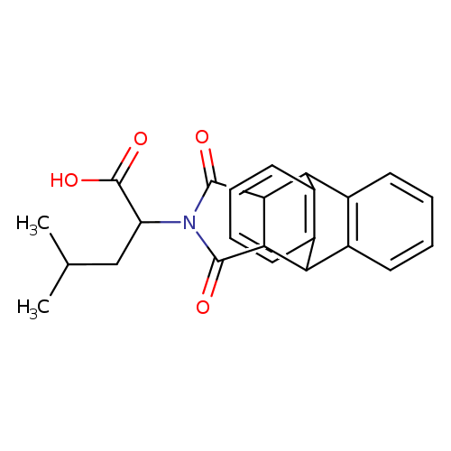 2-(16,18-Dioxo-17-azapentacyclo[6.6.5.0(2,7).0(9,14).0(15,19)]nonadeca-2,4,6,9,11,13-hexaen-17-yl)-4-methylpentanoic acid