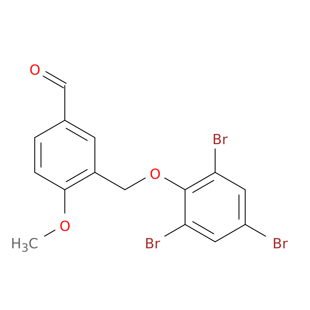 4-Methoxy-3-((2,4,6-tribromophenoxy)methyl)benzaldehyde