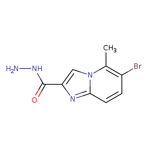 6-Bromo-5-methylimidazo[1,2-a]pyridine-2-carbohydrazide