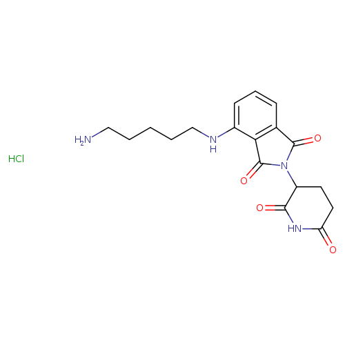 Pomalidomide 4'-alkylC5-amine