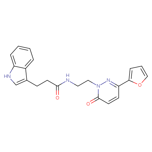 N-{2-[3-(furan-2-yl)-6-oxo-1,6-dihydropyridazin-1-yl]ethyl}-3-(1H-indol-3-yl)propanamide
