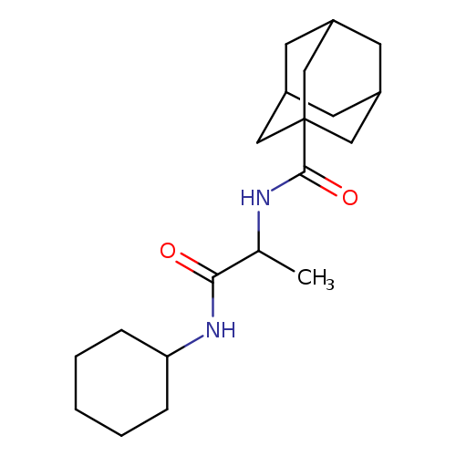 Tricyclo[3.3.1.13,7]decane-1-carboxamide, N-[2-(cyclohexylamino)-1-methyl-2-oxoethyl]- (9CI)