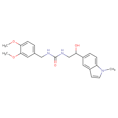 1-[(3,4-dimethoxyphenyl)methyl]-3-[2-hydroxy-2-(1-methyl-1H-indol-5-yl)ethyl]urea