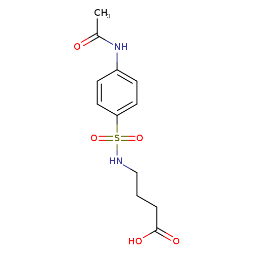 4-(4-acetamidobenzenesulfonamido)butanoic acid