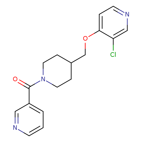 3-chloro-4-{[1-(pyridine-3-carbonyl)piperidin-4-yl]methoxy}pyridine