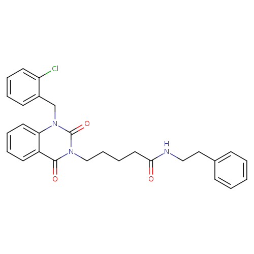5-{1-[(2-chlorophenyl)methyl]-2,4-dioxo-1,2,3,4-tetrahydroquinazolin-3-yl}-N-(2-phenylethyl)pentanamide