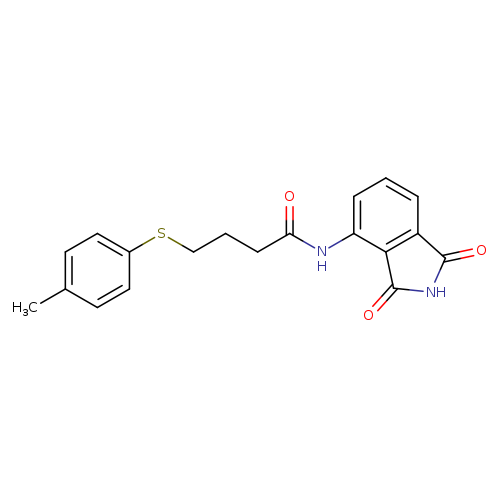 N-(1,3-dioxo-2,3-dihydro-1H-isoindol-4-yl)-4-[(4-methylphenyl)sulfanyl]butanamide