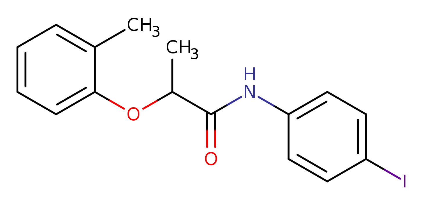 N-(4-iodophenyl)-2-(2-methylphenoxy)propanamide