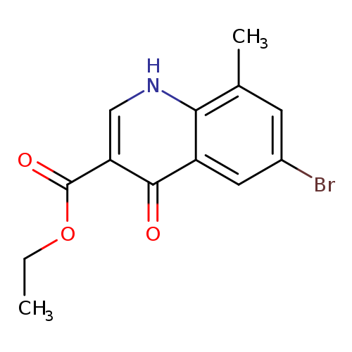 6-Bromo-4-hydroxy-8-methylquinoline-3-carboxylic acid ethyl ester