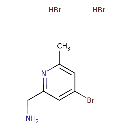 1-(4-bromo-6-methylpyridin-2-yl)methanaminedihydrobromide