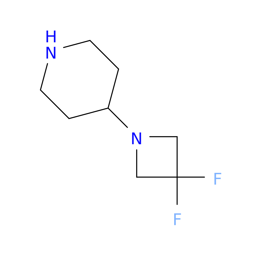 4-(3,3-Difluoroazetidin-1-yl)piperidine