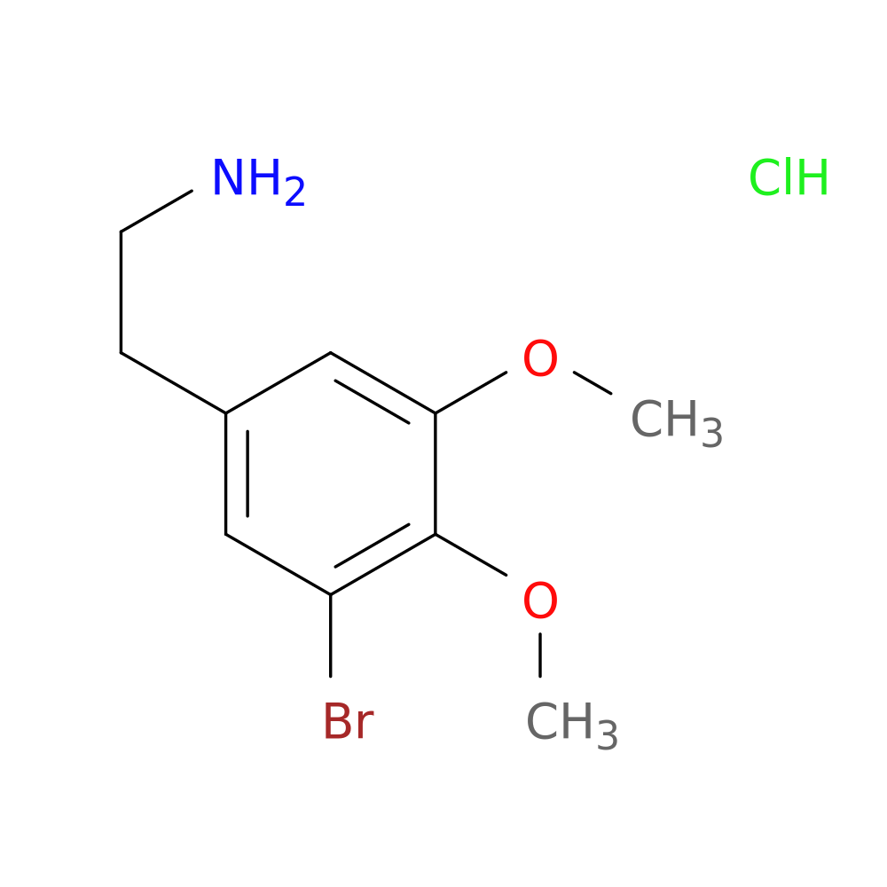 2-(3-bromo-4,5-dimethoxyphenyl)ethan-1-amine hydrochloride