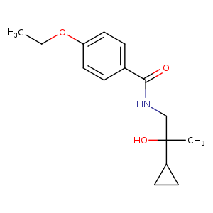 N-(2-cyclopropyl-2-hydroxypropyl)-4-ethoxybenzamide