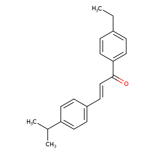 (2E)-1-(4-ethylphenyl)-3-[4-(propan-2-yl)phenyl]prop-2-en-1-one