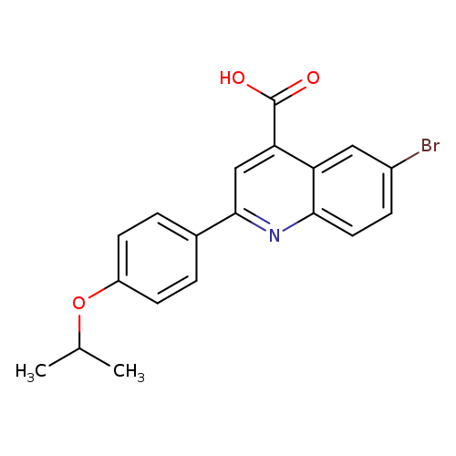 6-Bromo-2-(4-isopropoxyphenyl)quinoline-4-carboxylic acid