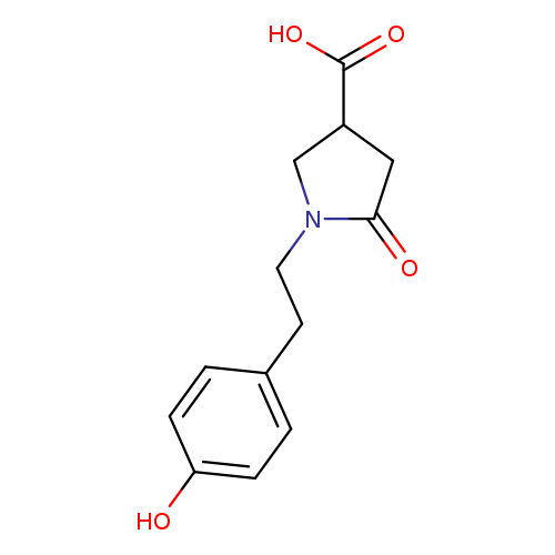 1-[2-(4-Hydroxyphenyl)ethyl]-5-oxopyrrolidine-3-carboxylic acid