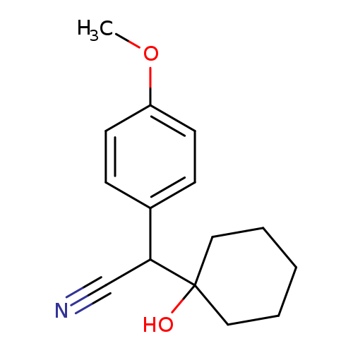 1-[Cyano(4-methoxyphenyl)methyl]cyclohexanol