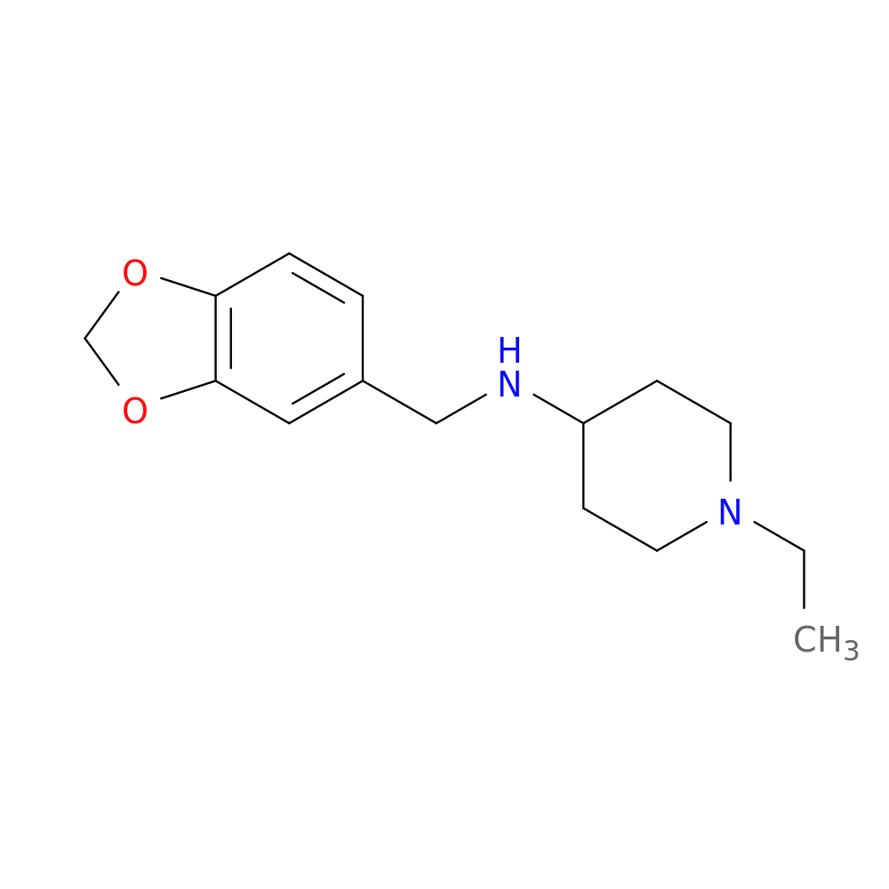 N-(1,3-Benzodioxol-5-ylmethyl)-1-ethylpiperidin-4-amine