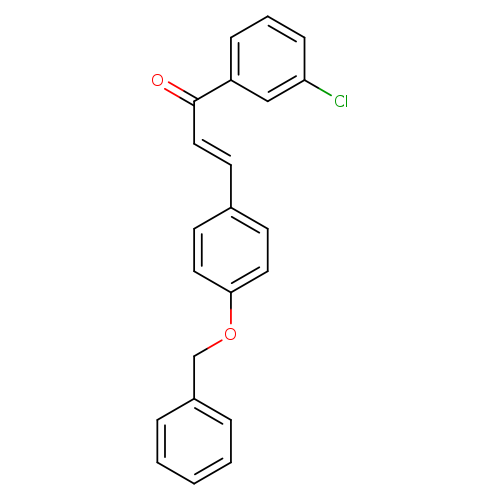 (2E)-3-[4-(benzyloxy)phenyl]-1-(3-chlorophenyl)prop-2-en-1-one