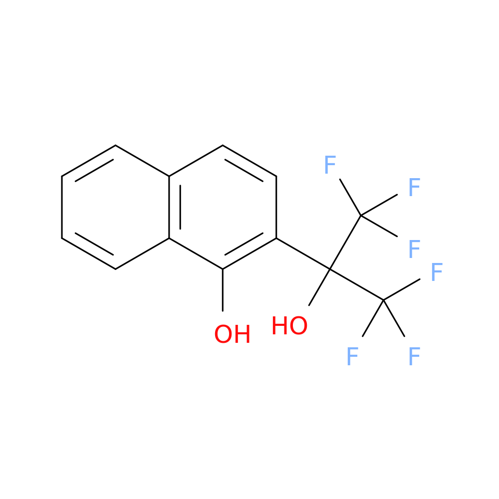 2-(2-Hydroxy-1,1,1,3,3,3-hexafluoropropyl)-1-naphthol