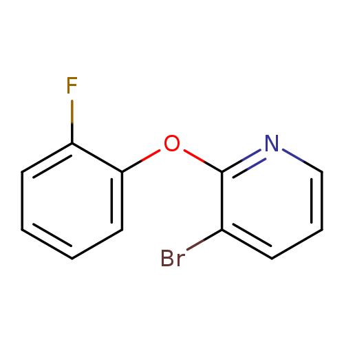 3-bromo-2-(2-fluorophenoxy)pyridine