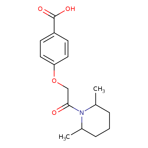 4-[2-(2,6-Dimethylpiperidino)-2-oxo-ethoxy]benzoic acid