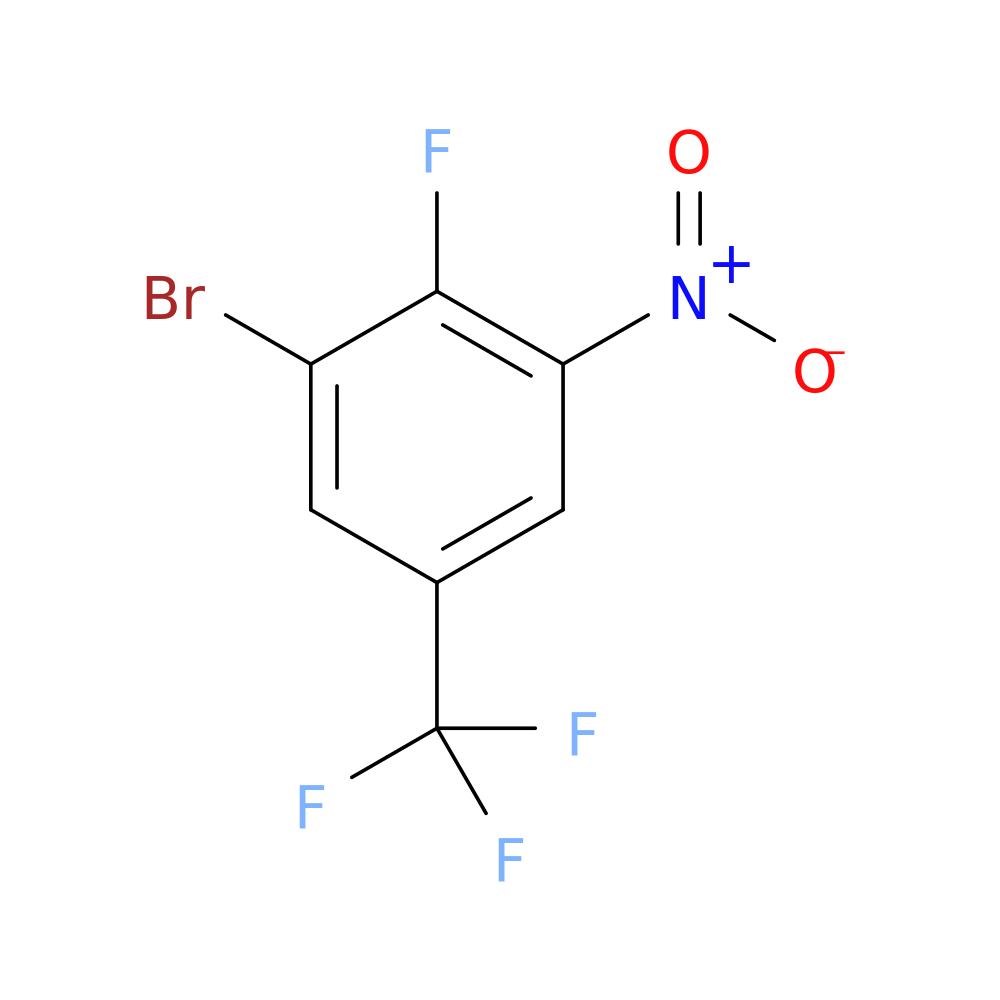 1-Bromo-2-fluoro-3-nitro-5-(trifluoromethyl)benzene