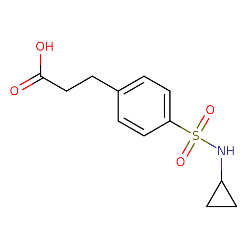 3-(4-[(Cyclopropylamino)sulfonyl]phenyl)propanoic acid