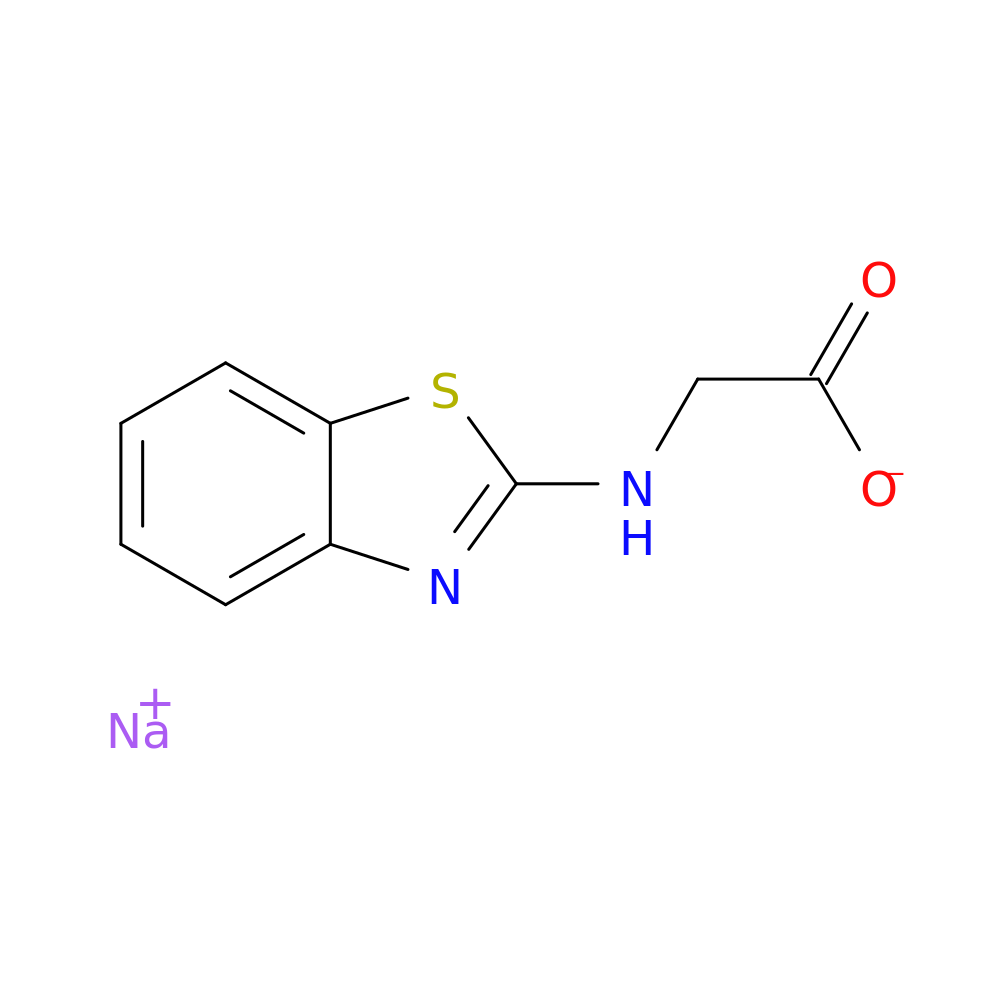 sodium 2-[(1,3-benzothiazol-2-yl)amino]acetate