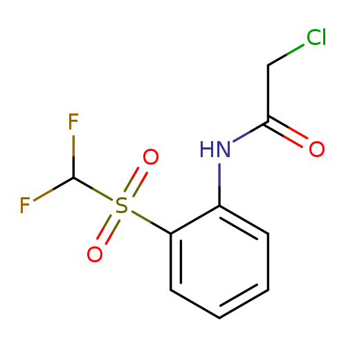 2-chloro-N-(2-difluoromethanesulfonylphenyl)acetamide