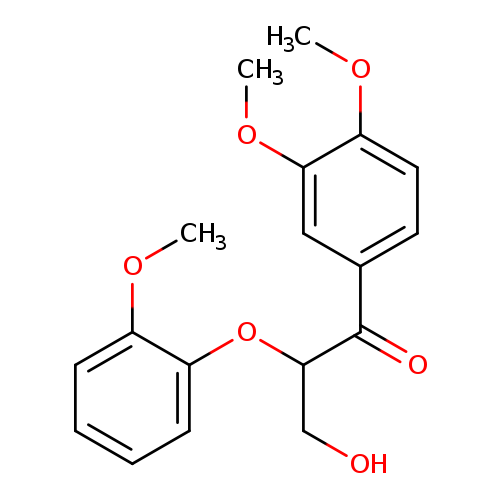 1-PROPANONE,1-(3,4-DIMETHOXYPHENYL)-3-HYDROXY-2-(2-METHOXYPHENOXY)-