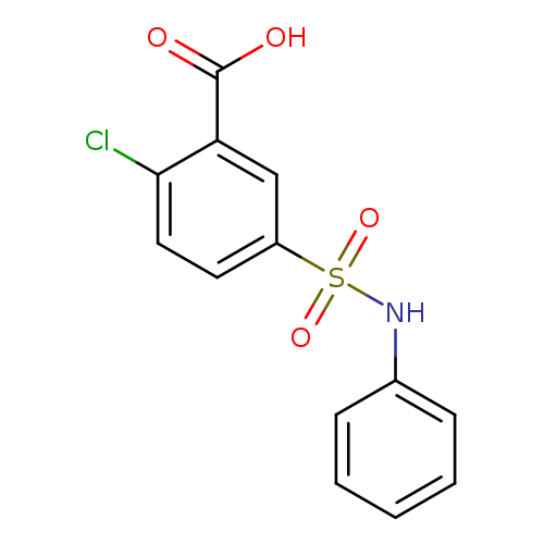 2-chloro-5-[(phenylamino)sulphonyl]benzoic acid