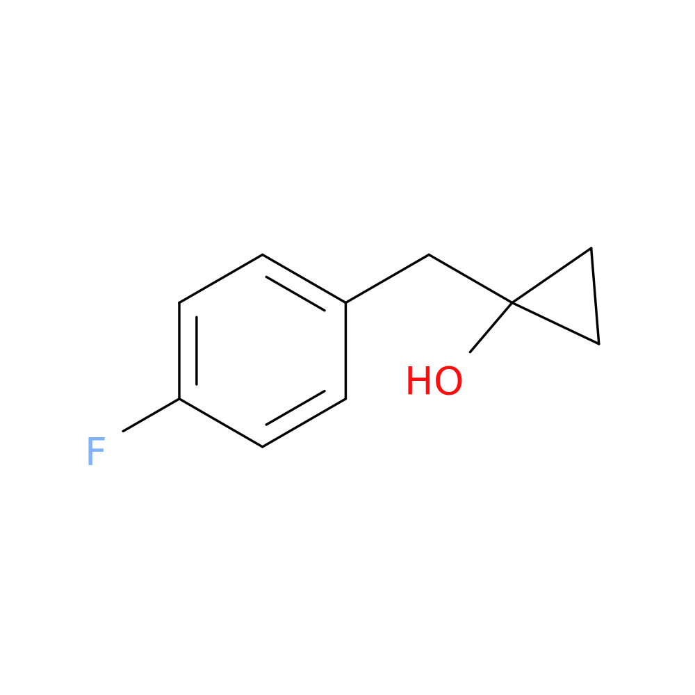 1-[(4-fluorophenyl)methyl]cyclopropan-1-ol