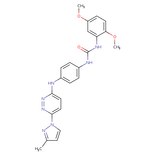 3-(2,5-dimethoxyphenyl)-1-(4-{[6-(3-methyl-1H-pyrazol-1-yl)pyridazin-3-yl]amino}phenyl)urea