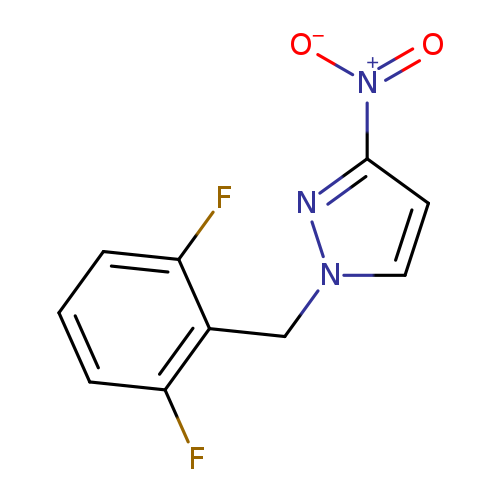 1-[(2,6-difluorophenyl)methyl]-3-nitro-1H-pyrazole