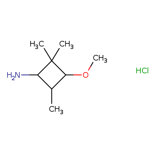 3-methoxy-2,2,4-trimethylcyclobutan-1-amine hydrochloride
