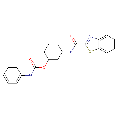 3-(1,3-benzothiazole-2-amido)cyclohexyl N-phenylcarbamate