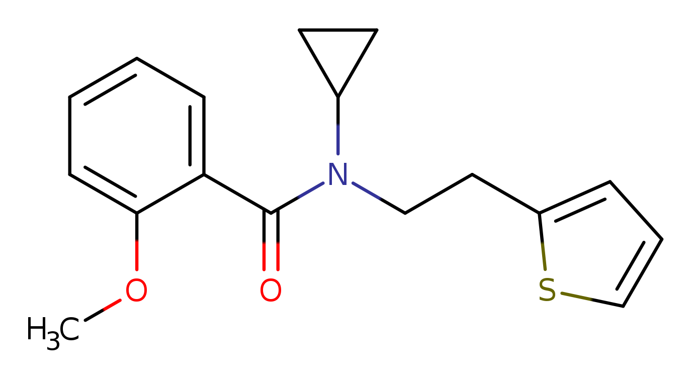 N-cyclopropyl-2-methoxy-N-[2-(thiophen-2-yl)ethyl]benzamide