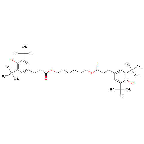 Benzenepropanoic acid,3,5-bis(1,1-dimethylethyl)-4-hydroxy-, 1,1'-(1,6-hexanediyl) ester