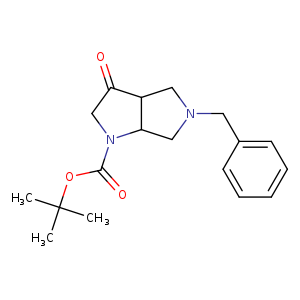 tert-Butyl 5-benzyl-3-oxo-octahydropyrrolo[3,4-b]pyrrole-1-carboxylate