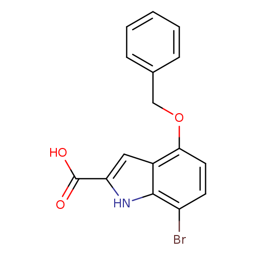 4-(benzyloxy)-7-bromo-1H-indole-2-carboxylic acid