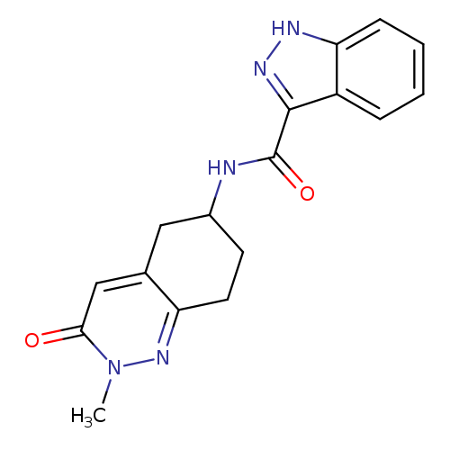 N-(2-methyl-3-oxo-2,3,5,6,7,8-hexahydrocinnolin-6-yl)-1H-indazole-3-carboxamide