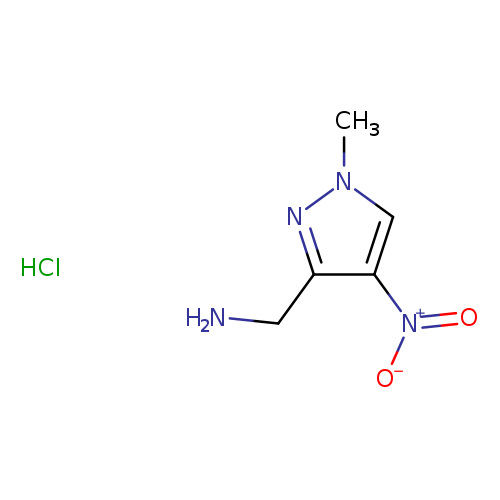 1-(1-methyl-4-nitro-1H-pyrazol-3-yl)methanaminehydrochloride