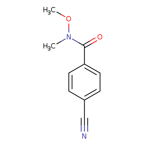Benzamide, 4-cyano-N-methoxy-N-methyl-