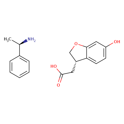 (R)-1-phenylethanamine (S)-2-(6-hydroxy-2,3-dihydrobenzofuran-3-yl)acetate