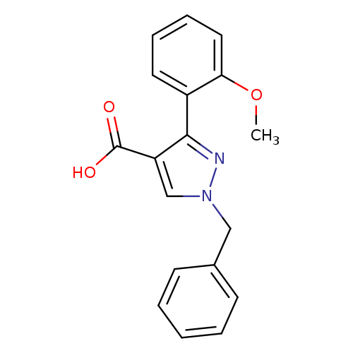 1-Benzyl-3-(2-methoxyphenyl)-1h-pyrazole-4-carboxylic acid