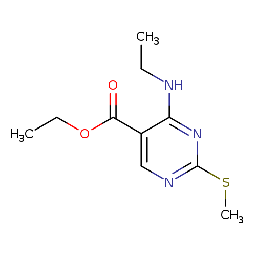 Ethyl 4-(ethylamino)-2-(methylthio)pyrimidine-5-carboxylate