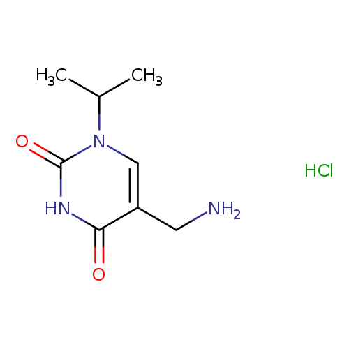 5-(aminomethyl)-1-(propan-2-yl)-1,2,3,4-tetrahydropyrimidine-2,4-dione hydrochloride