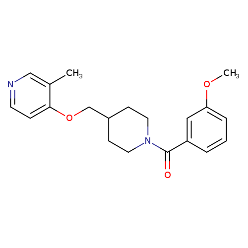 4-{[1-(3-methoxybenzoyl)piperidin-4-yl]methoxy}-3-methylpyridine