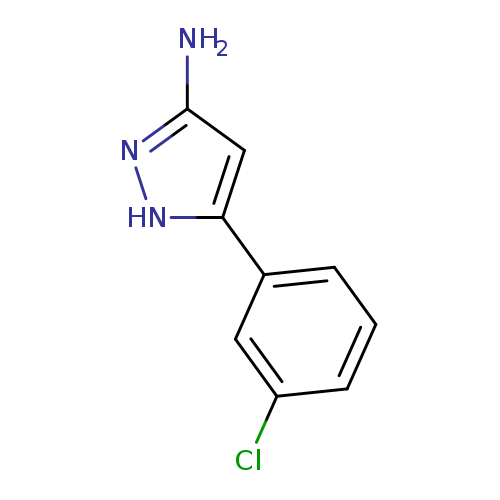 1H-​Pyrazol-​3-​amine, 5-​(3-​chlorophenyl)​-